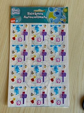 Vintage 2005 Sandylion Nickelodeon Blue’s Clues Stickers New & Sealed
